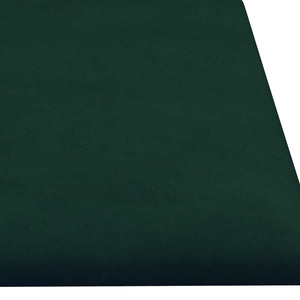 Κεφαλάρι Τοίχου 12 pcs Σκούρο Πράσινο 60 x 15 cm Βελούδο - Pakobazaar