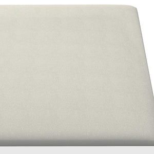 Κεφαλάρι Τοίχου 12 pcs Κρεμ 60 x 15 cm Βελούδο - Pakobazaar