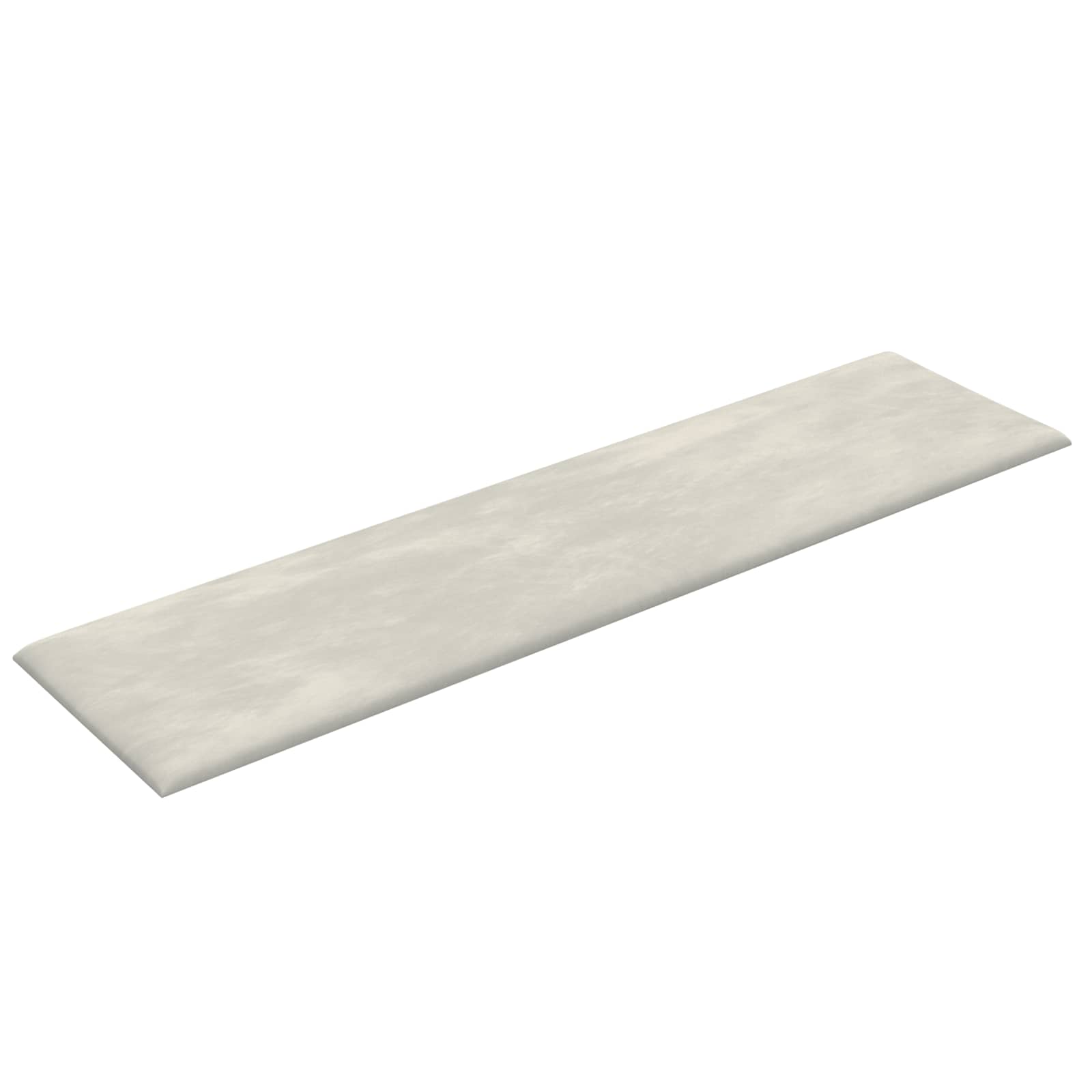 Κεφαλάρι Τοίχου 12 pcs Κρεμ 60 x 15 cm Βελούδο - Pakobazaar