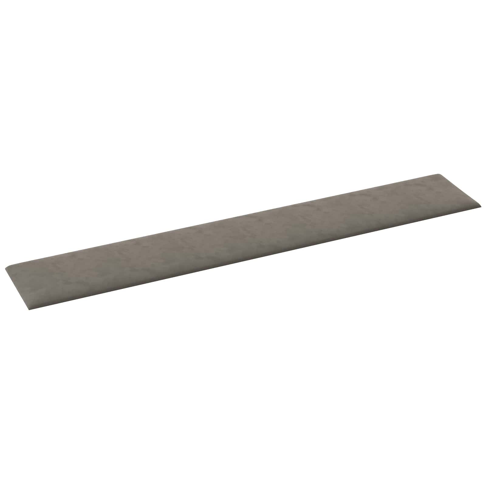 Κεφαλάρι Τοίχου 12 pcs Ανοιχτό γκρι 90 x 15 cm Βελούδο - Pakobazaar