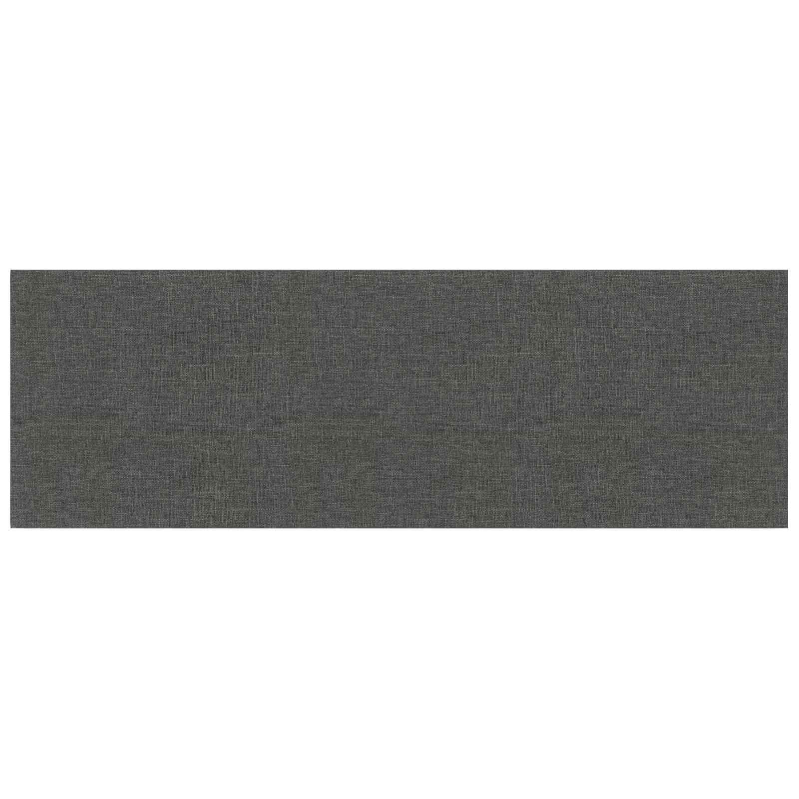 Κεφαλάρι Τοίχου 12 pcs Σκούρο Γκρι 90 x 30 cm ύφασμα - Pakobazaar