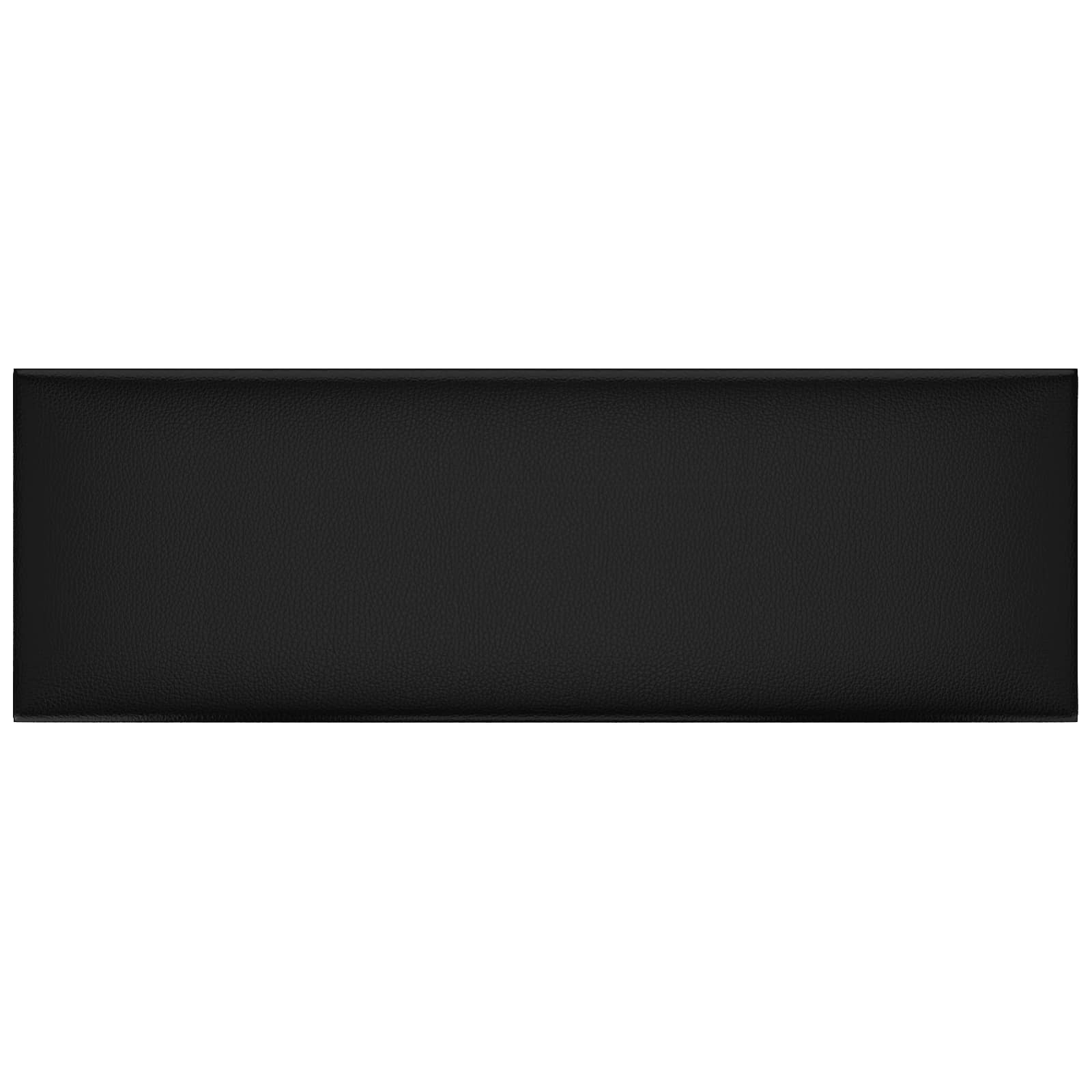 Κεφαλάρι Τοίχου 12 pcs Μαύρο 90 x 30 cm ύφασμα - Pakobazaar