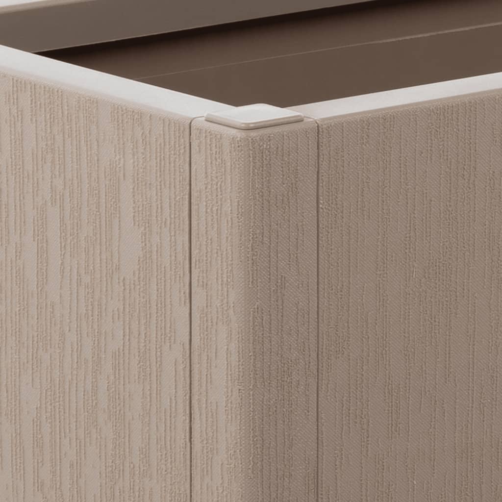 Ζαρντινιέρα Κήπου Ανοιχτό Καφέ 80x36x35 εκ. Πολυπροπυλένιο - Pakobazaar