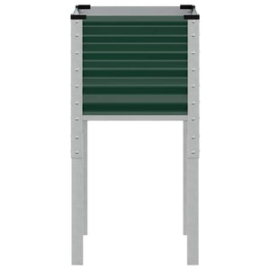 Γλάστρα Κήπου Πράσινη 45x45x88 εκ. από Ατσάλι
