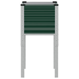 Γλάστρα Κήπου Πράσινη 45x45x88 εκ. από Ατσάλι