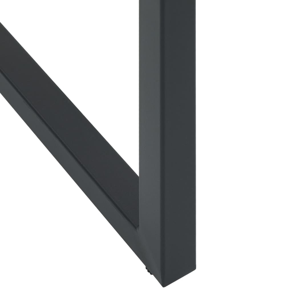 Σκαμπό Μπαρ 2Τεμ. Μαύρα 38x38x80 εκ. Ατσάλι με Ηλ. Βαφή Πούδρας - Pakobazaar