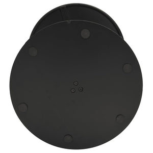 Τραπέζι Κήπου Στρογγυλό Μαύρο Ø60x105 εκ. Ατσάλινο - Pakobazaar