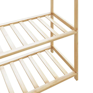 Κρεμάστρα Ρούχων με Ράφια 110x40x175 εκ. Μπαμπού