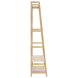 Ράφι Ρούχων με Ράφια 110x40x180 εκ. από Μπαμπού - Pakobazaar