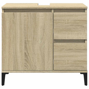 Ντουλάπι Μπάνιου Sonoma Δρυς 65x33x60 εκ. Επεξεργασμένο Ξύλο