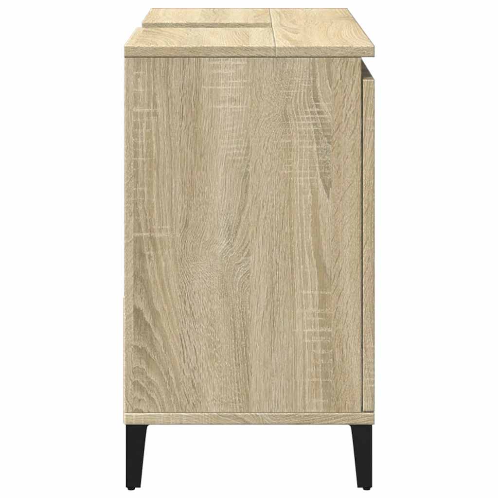 Ντουλάπι Μπάνιου Sonoma Δρυς 65x33x60 εκ. Επεξεργασμένο Ξύλο