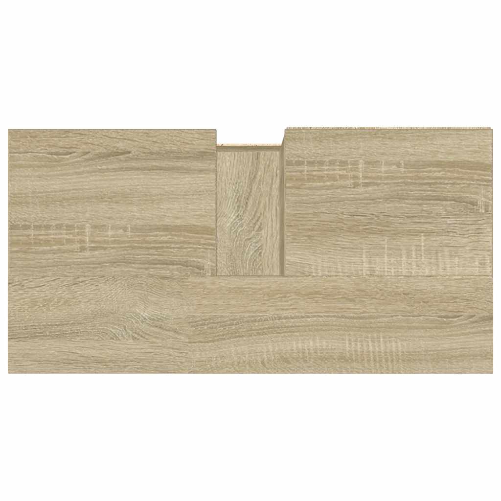 Ντουλάπι Μπάνιου Sonoma Δρυς 65x33x60 εκ. Επεξεργασμένο Ξύλο