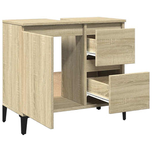 Ντουλάπι Μπάνιου Sonoma Δρυς 65x33x60 εκ. Επεξεργασμένο Ξύλο