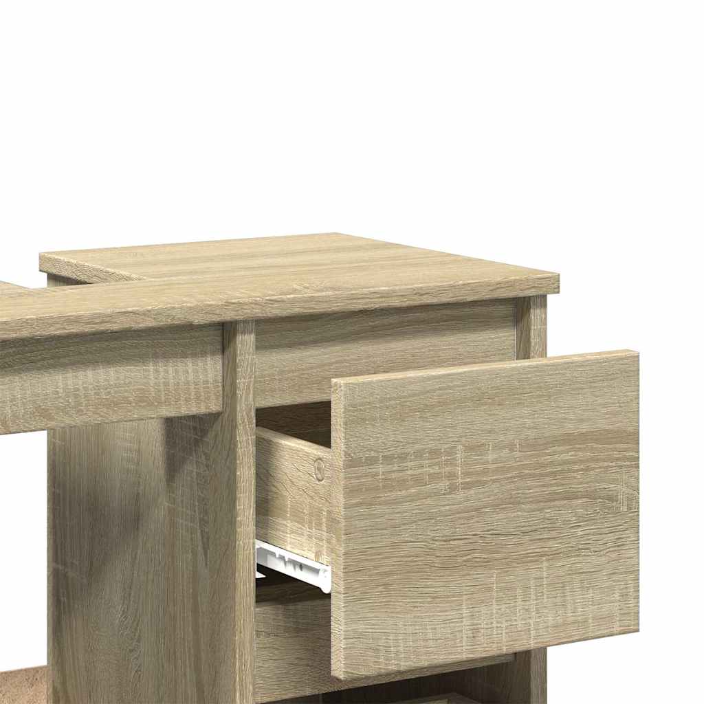 Ντουλάπι Μπάνιου Sonoma Δρυς 65x33x60 εκ. Επεξεργασμένο Ξύλο