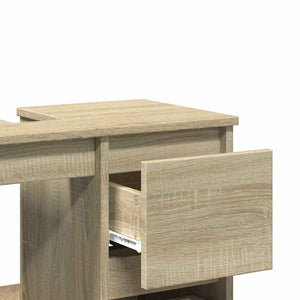 Ντουλάπι Μπάνιου Sonoma Δρυς 65x33x60 εκ. Επεξεργασμένο Ξύλο