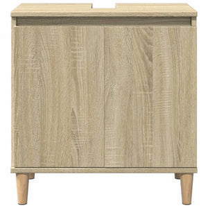 Ντουλάπι Νιπτήρα Sonoma Δρυς 58x33x60 εκ. Επεξεργασμένο Ξύλο