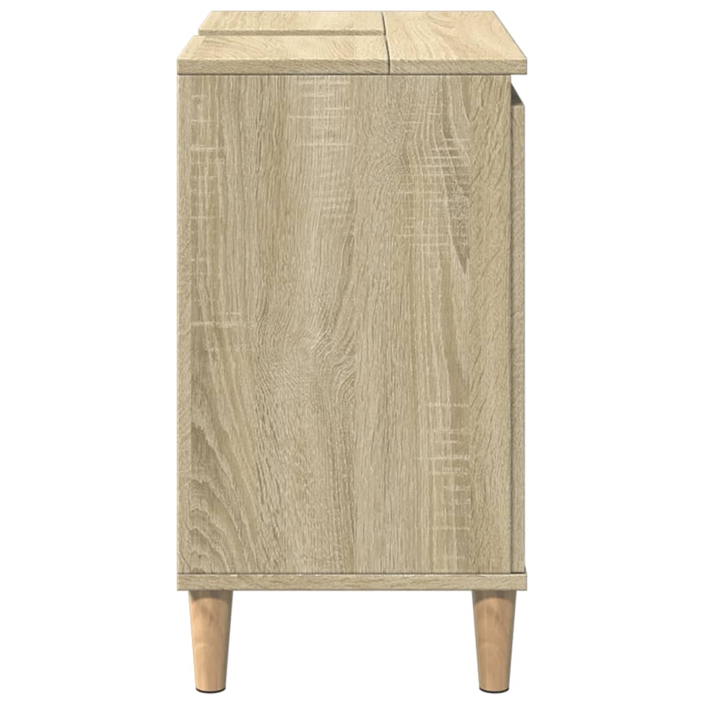 Ντουλάπι Νιπτήρα Sonoma Δρυς 58x33x60 εκ. Επεξεργασμένο Ξύλο