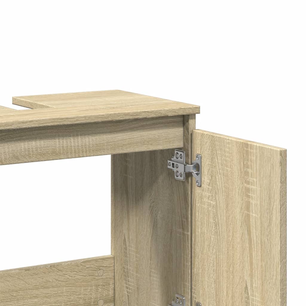 Ντουλάπι Νιπτήρα Sonoma Δρυς 58x33x60 εκ. Επεξεργασμένο Ξύλο
