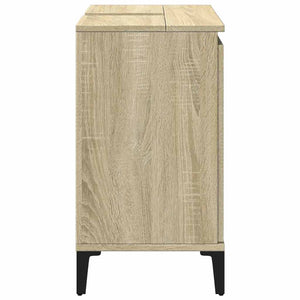 Ντουλάπι Νιπτήρα Sonoma Δρυς 58x33x60 εκ. Επεξεργασμένο Ξύλο - Pakobazaar