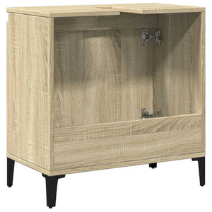 Ντουλάπι Νιπτήρα Sonoma Δρυς 58x33x60 εκ. Επεξεργασμένο Ξύλο - Pakobazaar