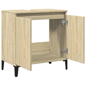 Ντουλάπι Νιπτήρα Sonoma Δρυς 58x33x60 εκ. Επεξεργασμένο Ξύλο - Pakobazaar