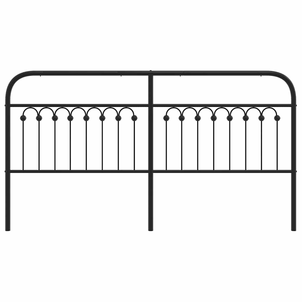 Ανταλλακτικό κεφαλάρι Μαύρο 180 εκ. Μεταλλικό