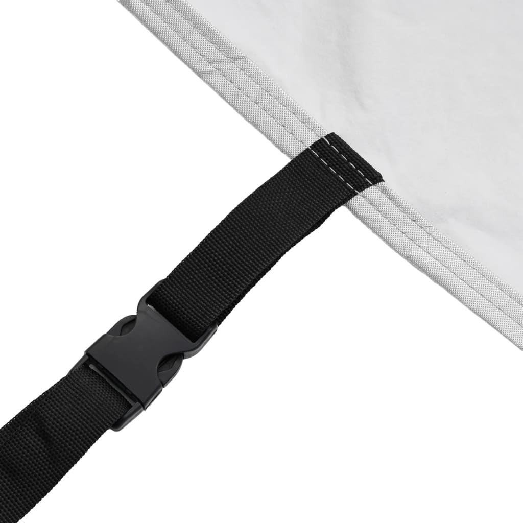 Κουκούλα Αυτοκινήτου για Sedan με Ιμάντες και Κλιπ Ασημί L - Pakobazaar