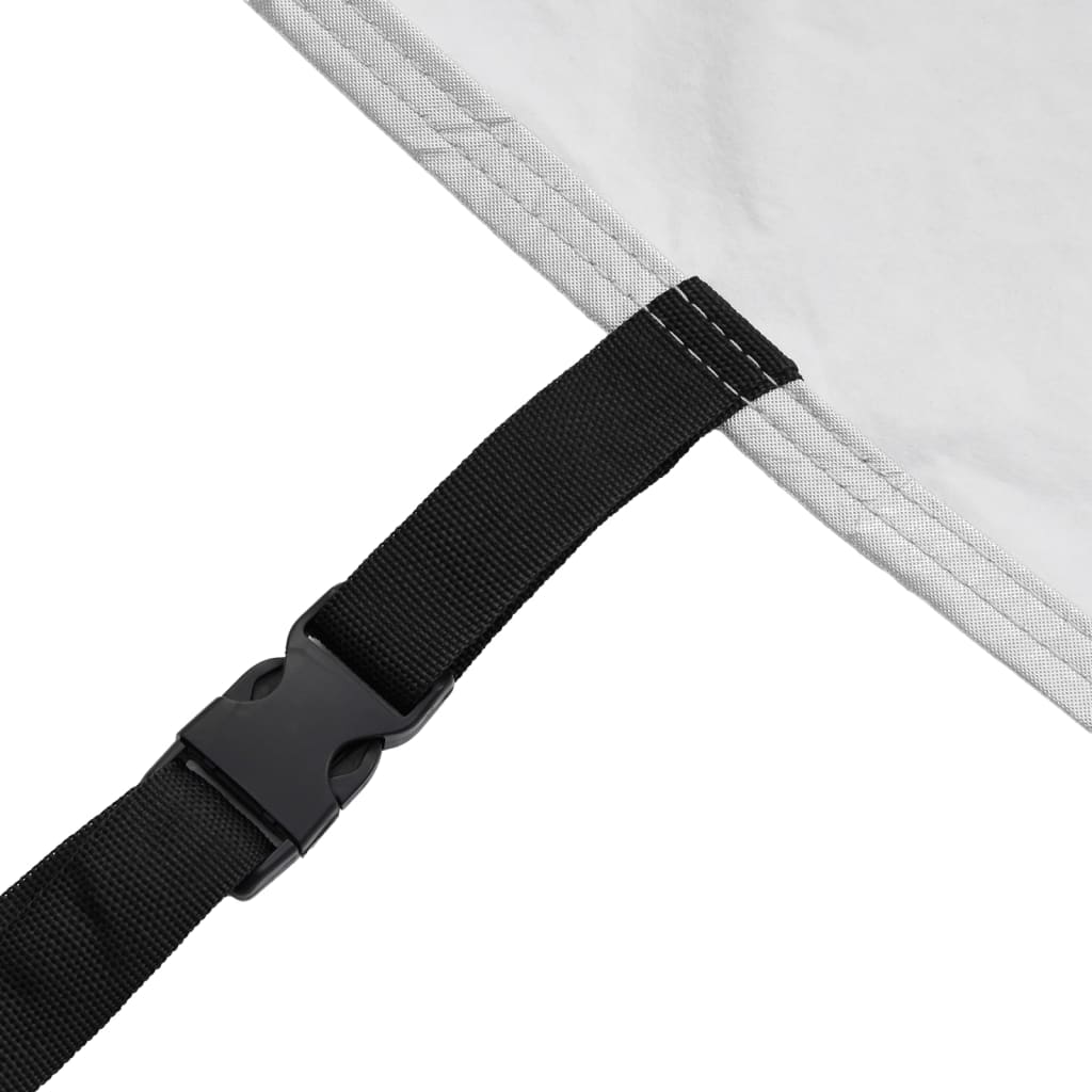 Κουκούλα Αυτοκινήτου για Sedan με Ιμάντες και Κλιπ Ασημί XXL