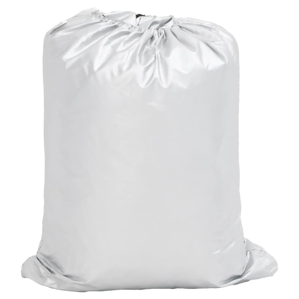 Κουκούλα Αυτοκινήτου για SUV με Ιμάντες και Κλιπ Ασημί M