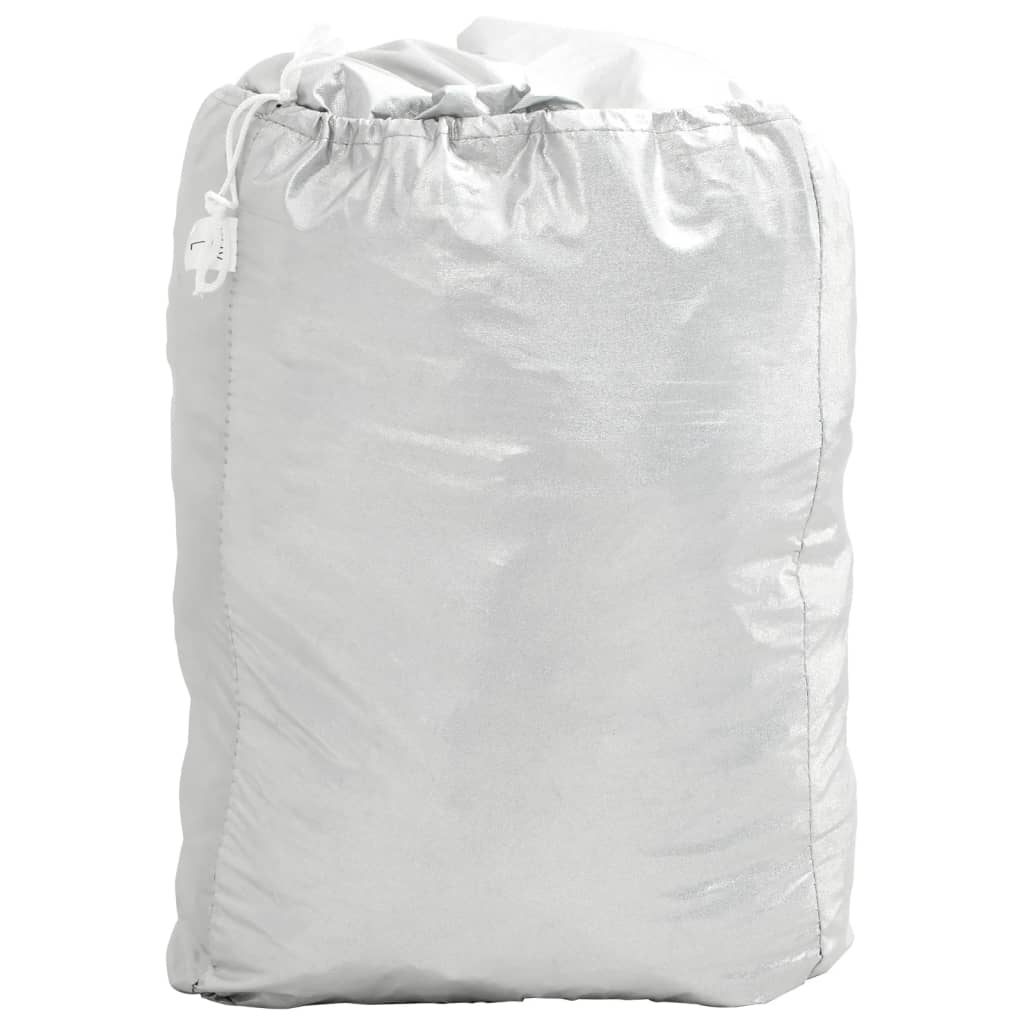 Κουκούλα Αυτοκινήτου για SUV με Ιμάντες και Κλιπ Ασημί M PEVA