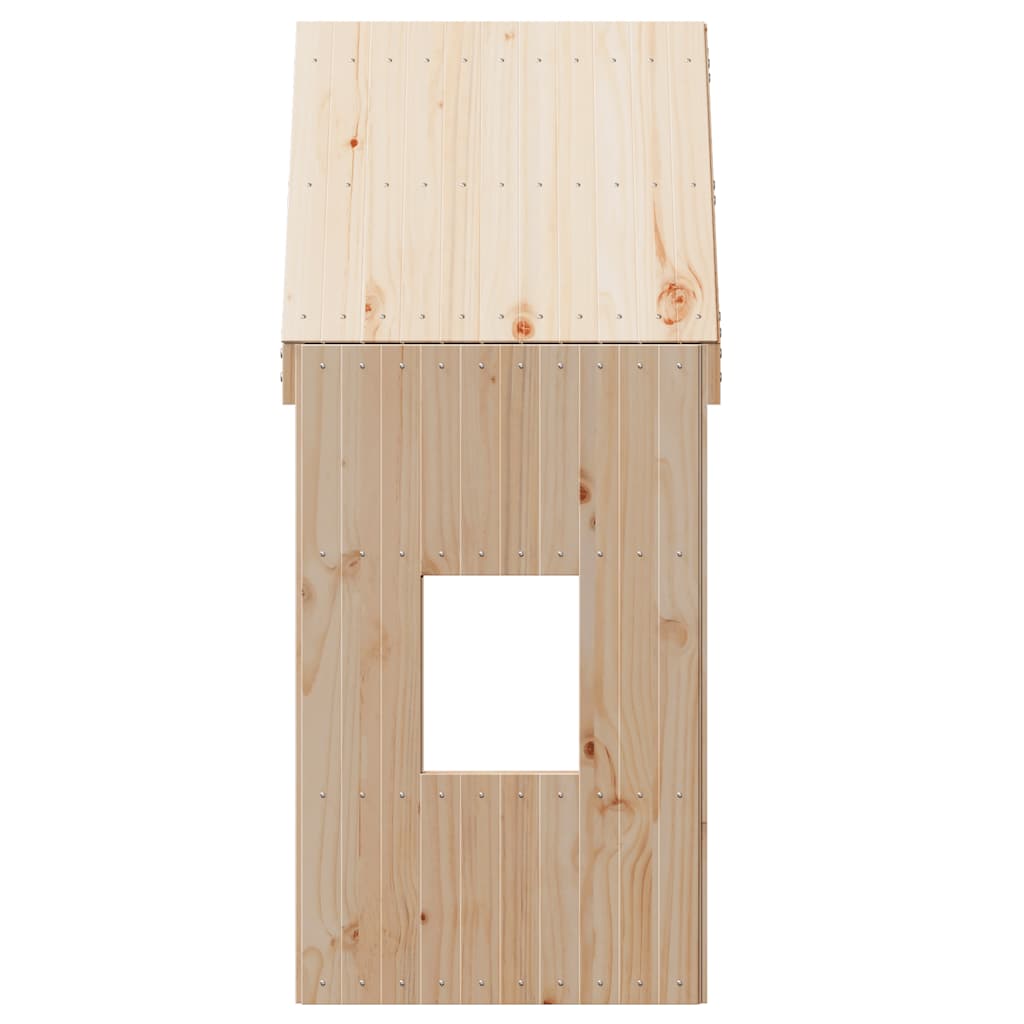 Οροφή Κρεβατιού Παιδική 60x89x134,5 εκ. από Μασίφ Ξύλο Πεύκου