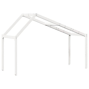 Οροφή Κρεβατιού Παιδική Λευκό 213x95,5x144,5εκ. Ξύλο Πεύκου - Pakobazaar