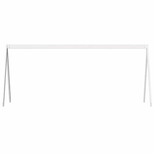 Οροφή Κρεβατιού Παιδική Λευκό 199x80,5x88 εκ. Μασίφ Ξύλο Πεύκου