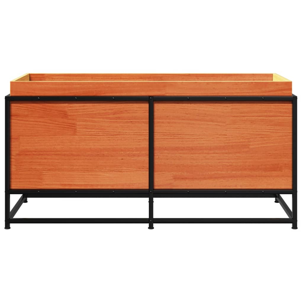 Ζαρντινιέρα Καφέ Κεριού 100x40x50 εκ. από Μασίφ Ξύλο Πεύκου