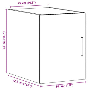 Ντουλάπι Τοίχου Sonoma Δρυς 30x42,5x40 εκ. Επεξεργασμένο Ξύλο