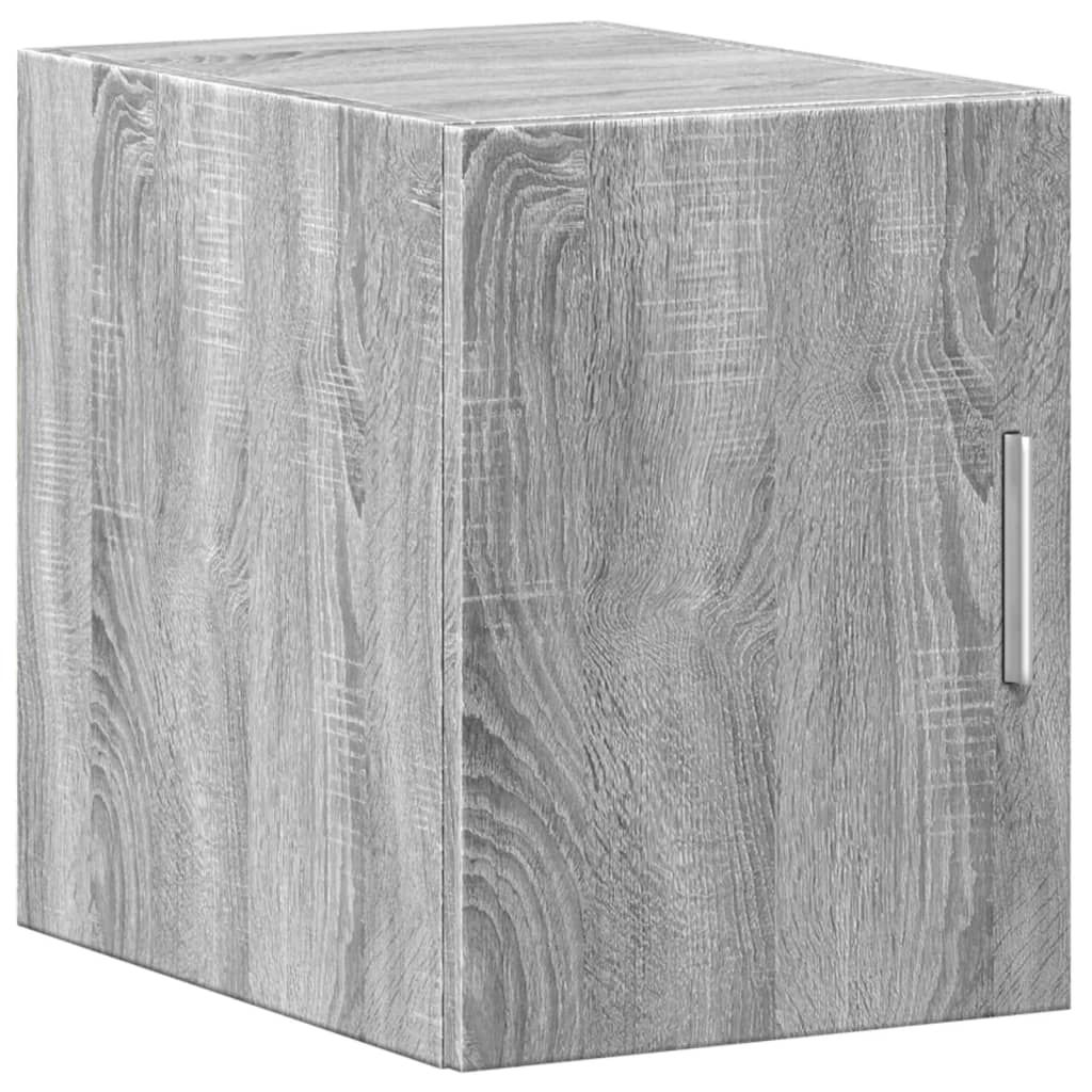 Ντουλάπι Τοίχου Γκρι Sonoma 30x42,5x40 εκ. Επεξεργασμένο Ξύλο - Pakobazaar