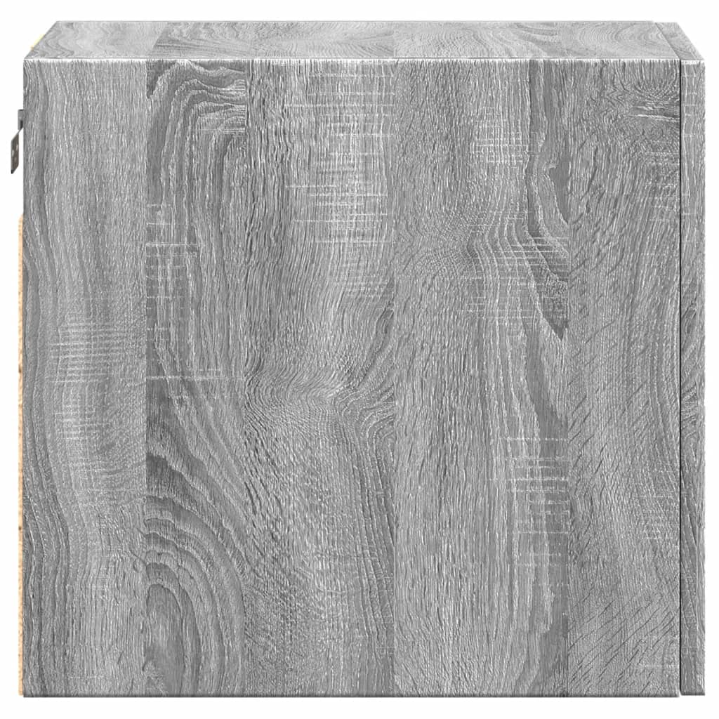 Ντουλάπι Τοίχου Γκρι Sonoma 30x42,5x40 εκ. Επεξεργασμένο Ξύλο - Pakobazaar