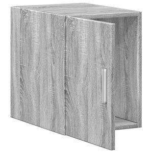 Ντουλάπι Τοίχου Γκρι Sonoma 30x42,5x40 εκ. Επεξεργασμένο Ξύλο - Pakobazaar