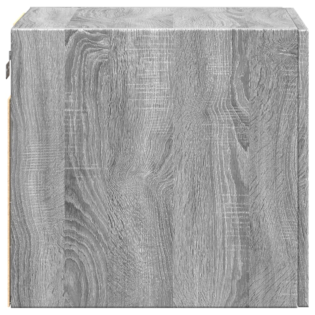 Ντουλάπι Τοίχου Γκρι Sonoma 40x42,5x40 εκ. Επεξεργασμένο Ξύλο