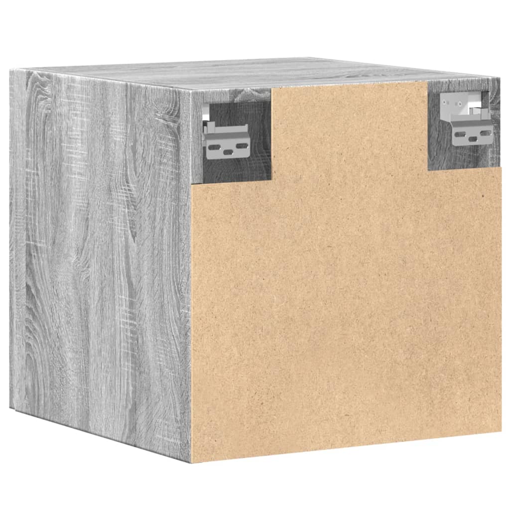 Ντουλάπι Τοίχου Γκρι Sonoma 40x42,5x40 εκ. Επεξεργασμένο Ξύλο