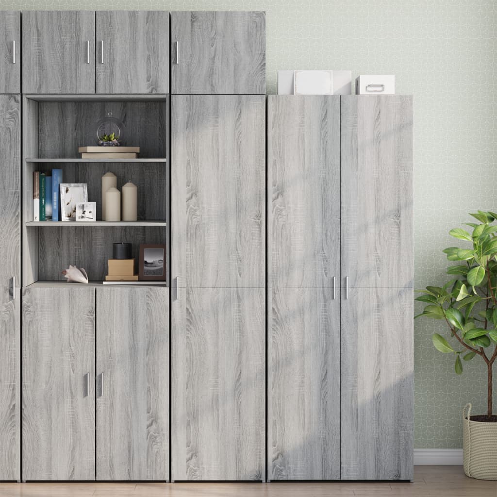 Ντουλάπι Τοίχου Γκρι Sonoma 45x42,5x40 εκ. Επεξεργασμένο Ξύλο