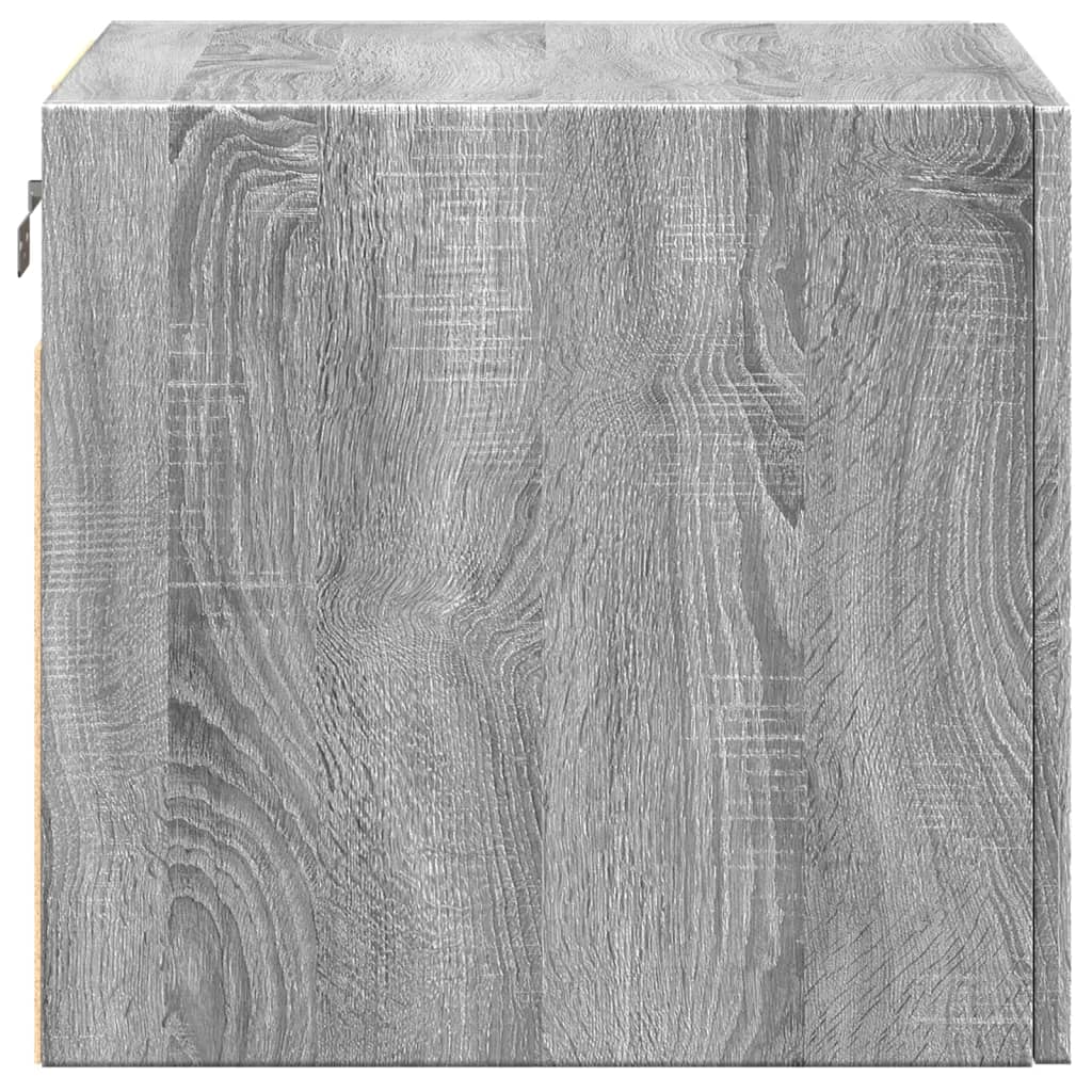 Ντουλάπι Τοίχου Γκρι Sonoma 45x42,5x40 εκ. Επεξεργασμένο Ξύλο