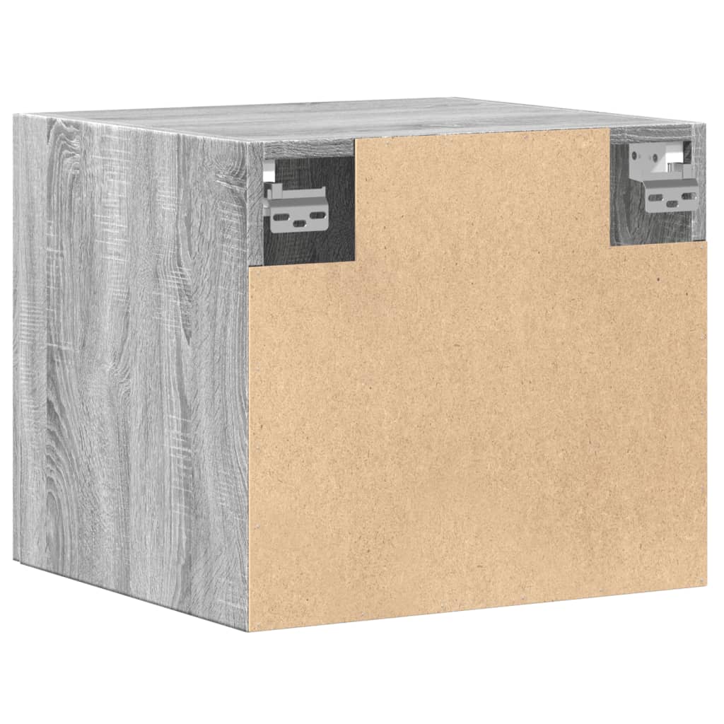 Ντουλάπι Τοίχου Γκρι Sonoma 45x42,5x40 εκ. Επεξεργασμένο Ξύλο