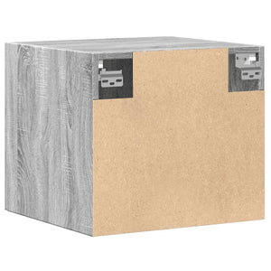 Ντουλάπι Τοίχου Γκρι Sonoma 45x42,5x40 εκ. Επεξεργασμένο Ξύλο