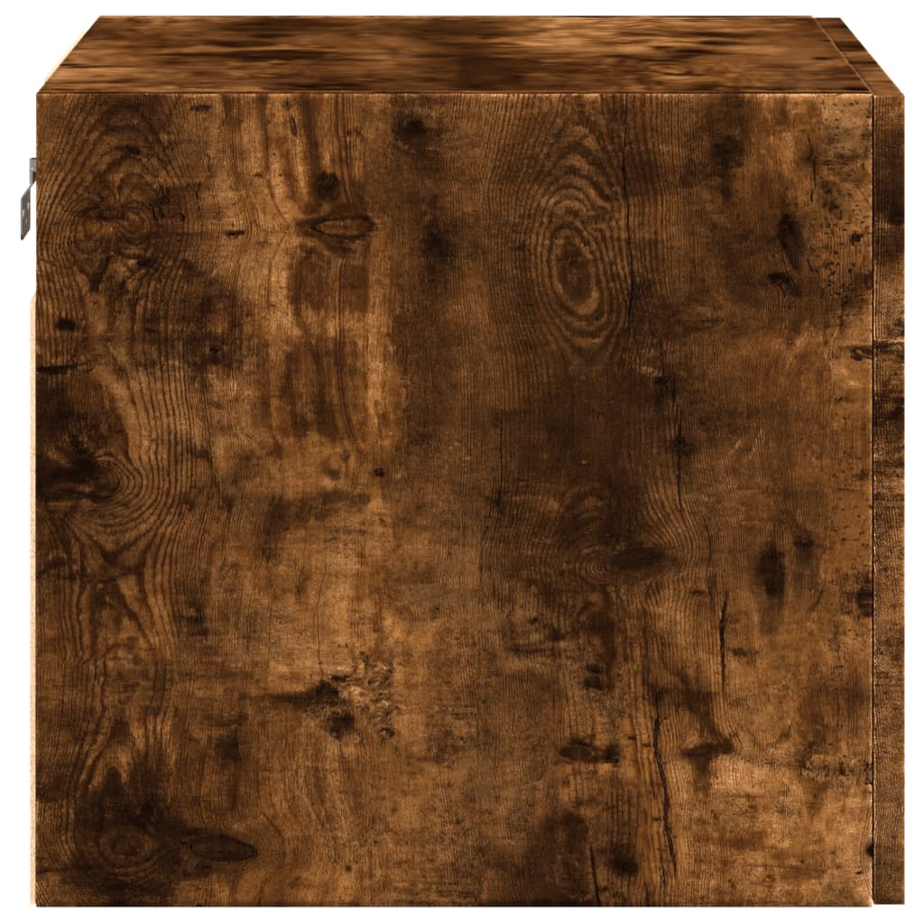 Ντουλάπι Τοίχου Καπνιστή Δρυς 50x42,5x40 εκ. Επεξεργασμένο Ξύλο - Pakobazaar