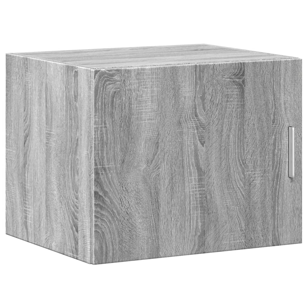 Ντουλάπι Τοίχου Γκρι Sonoma 50x42,5x40 εκ. Επεξεργασμένο Ξύλο
