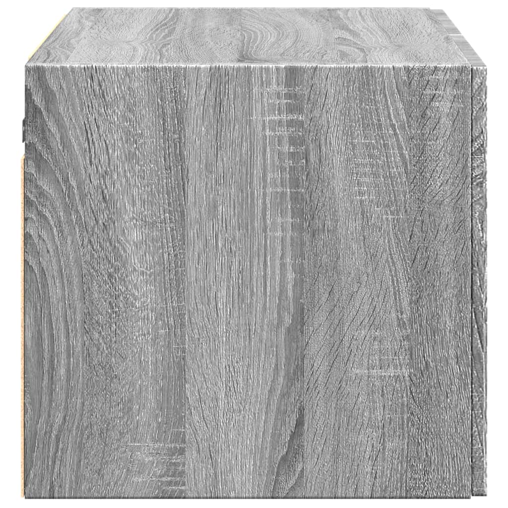 Ντουλάπι Τοίχου Γκρι Sonoma 70x42,5x40 εκ. Επεξεργασμένο Ξύλο - Pakobazaar
