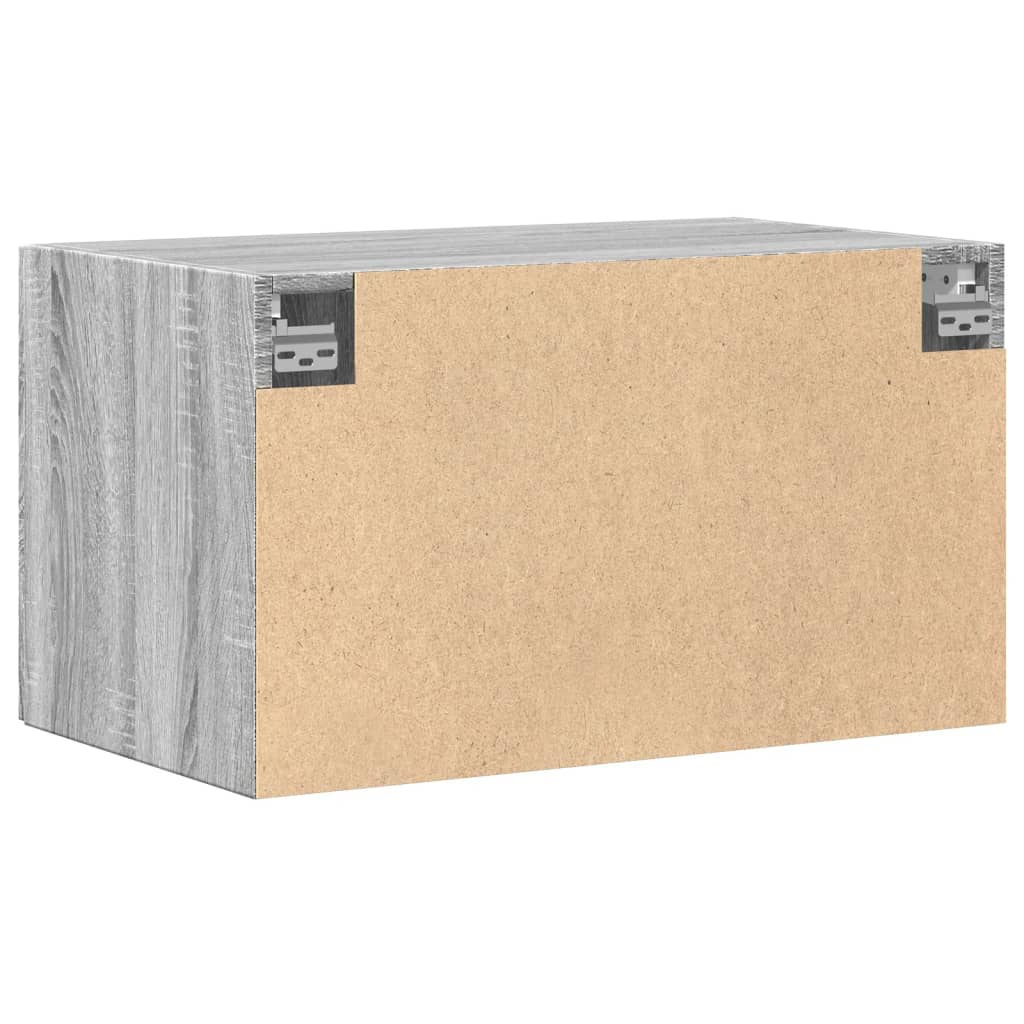 Ντουλάπι Τοίχου Γκρι Sonoma 70x42,5x40 εκ. Επεξεργασμένο Ξύλο - Pakobazaar