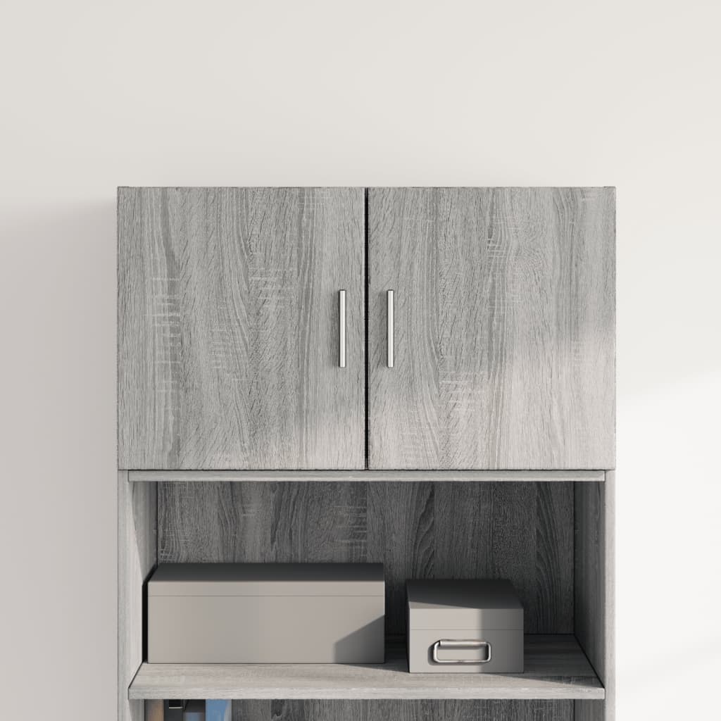 Ντουλάπι Τοίχου Γκρι Sonoma 70x42,5x40 εκ. Επεξεργασμένο Ξύλο - Pakobazaar