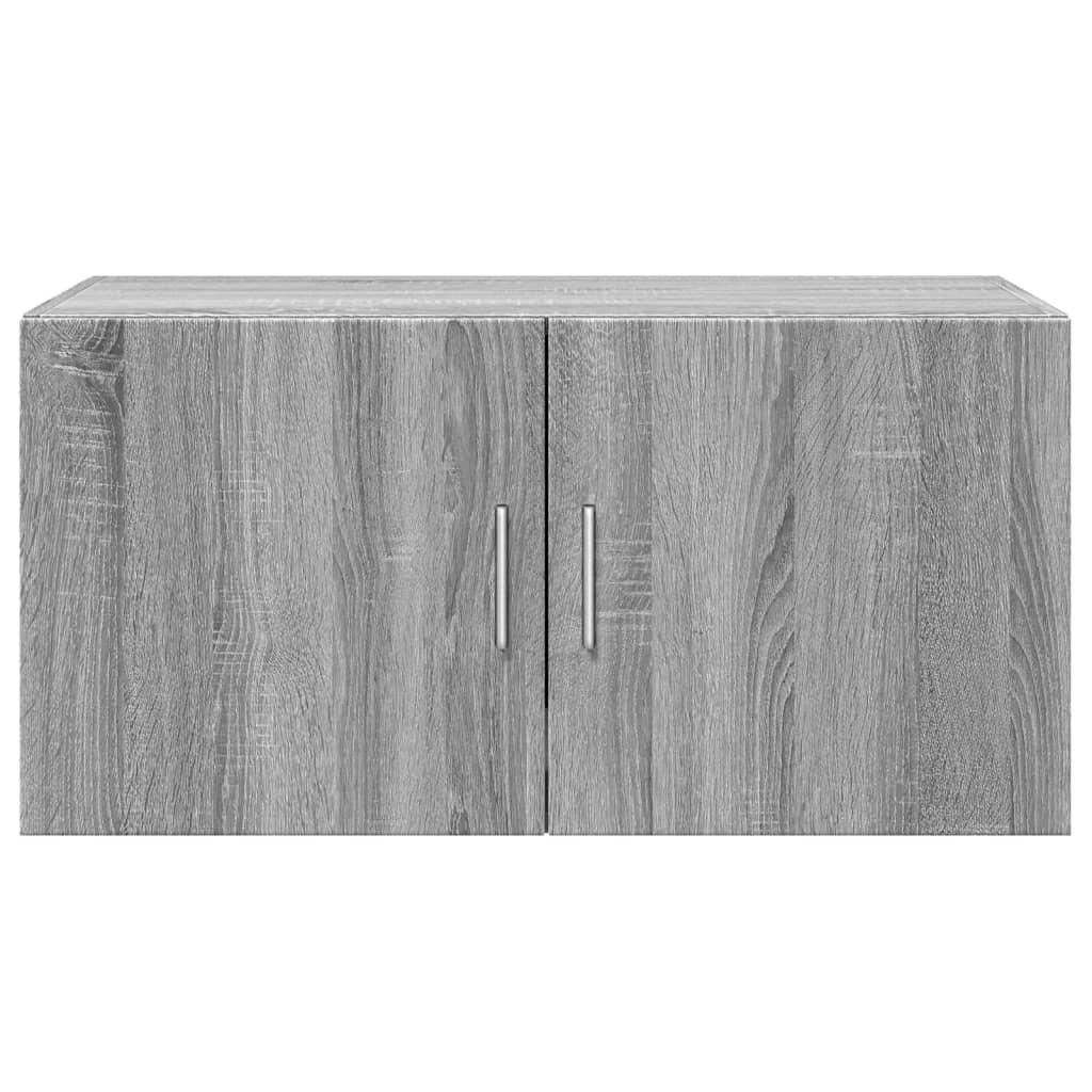 Ντουλάπι Τοίχου Γκρι Sonoma 80x42,5x40 εκ. Επεξεργασμένο Ξύλο